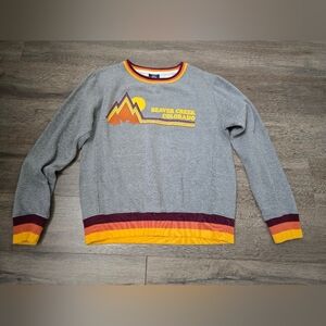 Beaver Creek Colorado Crewneck Sweatshirt Retro Vibey Stripes Streetwear VTG